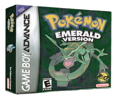 Pokémon Emerald Gba Juego Físico En Caja Con Protección