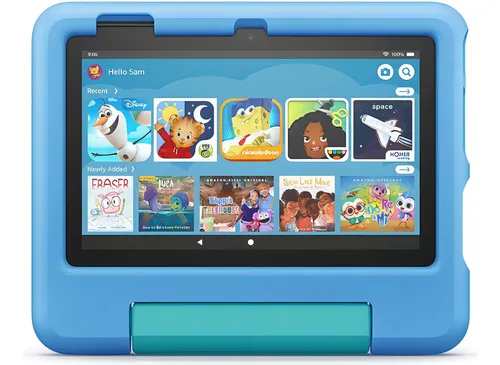 Tablet Amazon Fire 7 Kids 2022 Para Niños + Sd 128gb