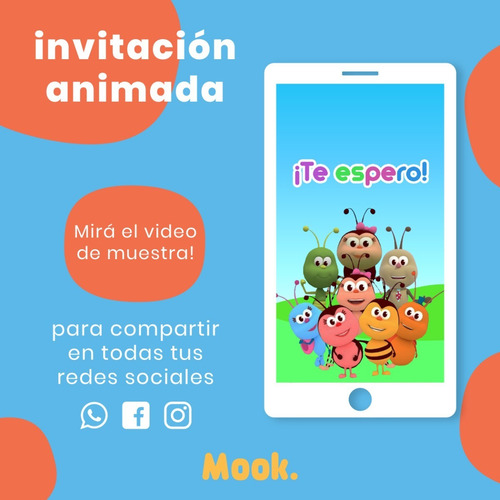 Bichikids Invitación Animada En Video Digital
