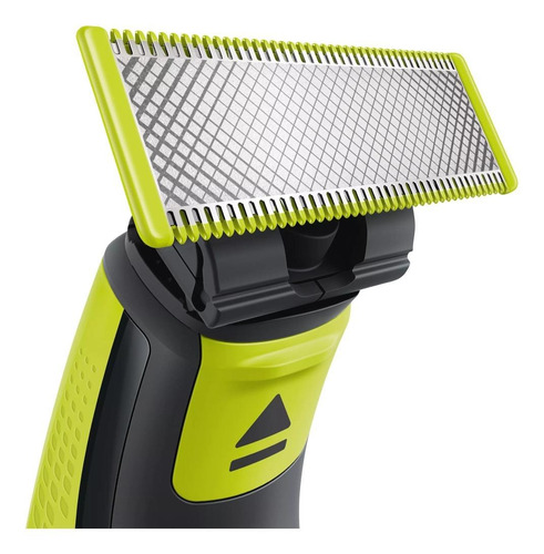 Imagen 2 de 3 de Máquina afeitadora Philips OneBlade QP2520 verde lima y gris oscuro 100V/240V
