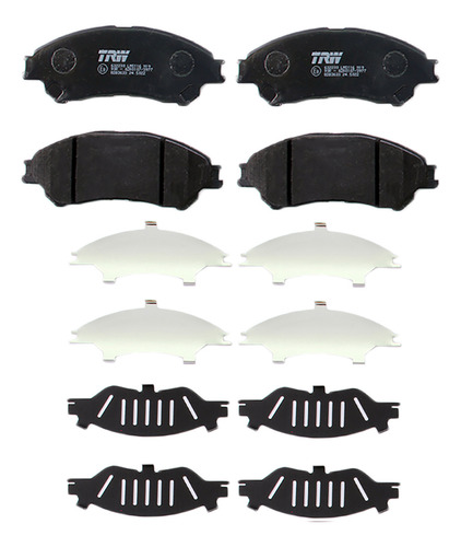 Balatas Del. P/ Suzuki S-cross Glx 2019 2020 1.6 L4 Dohc Trw