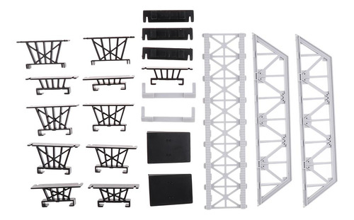 4xsimulación Puente Modelo De Construcción Tren