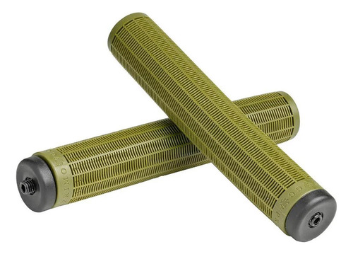 Puños Bmx Primo Griffin Super Soft C/bar Ends - Wake Up Bike Color Olive Green