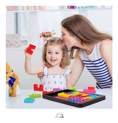 Epeak Brands - Juguete Tipo Tetris Fidget Toy. Rompecabezas, Juguete De Bloques De Construcción De Silicon, Push Pop It. Juguete Sensorial Didáctico De Burbujas Antiestrés, Para La Concentración