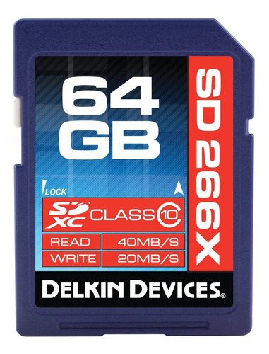 Delkin Memoria Segura Digital Sd Pro Clase 10 163 X