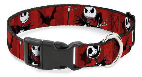 Collar Con Clip De Plástico Con Rayas Rojas Nbc Jack Con Heb