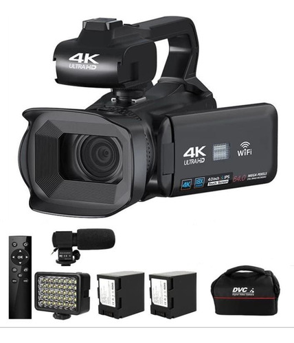 4k Cámara Ultra Hd Videocámaras 64mp Wifi App Cámara