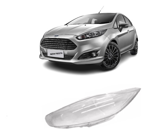 Lente Farol New Fiesta 2013 2014 2015 2016 2017 2018/19 Esq