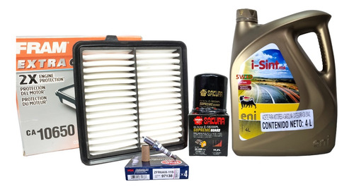 Kit De Afinación De Honda City 1.5 2010-2014 5w30 Eni Bujias