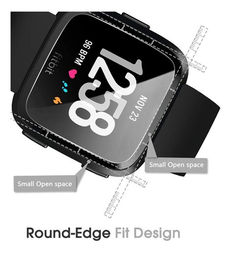 Vidrio Templado P/ Reloj Fitbit Versa / Versa Lite Pack X 6