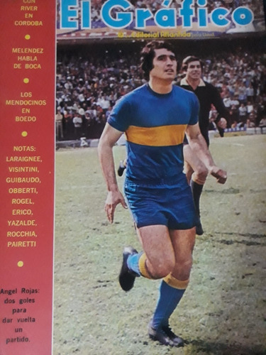 El Grafico 2663 - Rojas Boca 1970 Fs