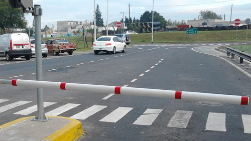 Barrera De Estacionamiento Parking Blanco