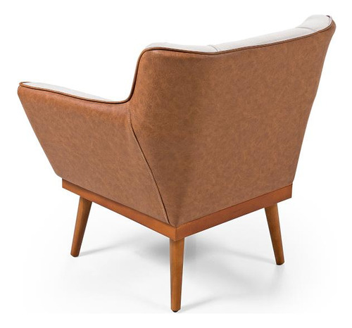 Poltrona Decorativa Compose Yasmin Linho/corissimo