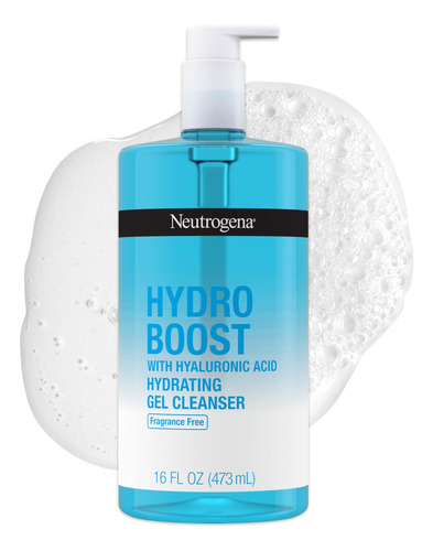 Limpiador Facial Neutrogena Hydro Boost Sin Fragancia, Gel