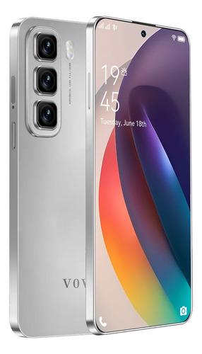 2025 Nuevo Dual Sim Smartphone Hot 50 Pro+ Soporta 4g/5g Wifi Ram 16gb+512gb Pantalla 6.8 Batería De Larga Duración Android 14 Últimas Ofertas Celular Gris
