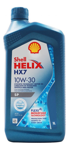 Shell Aceite Hx7 Sintético 10w30 Sp 1lt