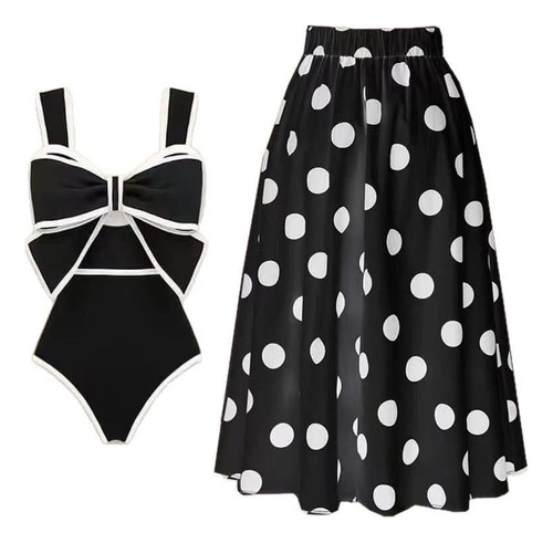 + Conjunto De Dos Piezas De Bikini Con Lazo Frontal