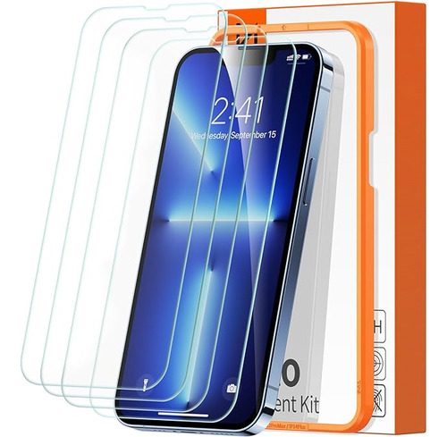 Paquete De 4 Protector De Pantalla Compatible Con iPhone 13