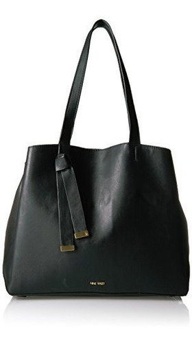 Nueve West Gaya Tote, Mist /soft Metallic Silver /dark