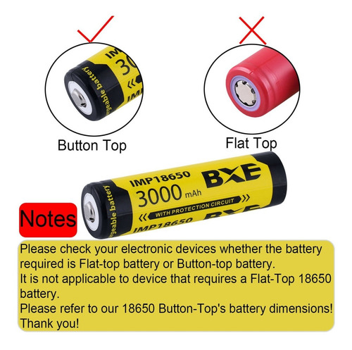 Imagen 6 de 9 de Cargador De Baterías 18650 + 2 Pilas Recargables 18650 Brc