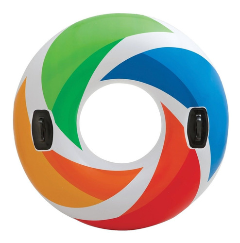 Intex Color Whirl - Tubo De Flotador Para Piscina Con Mango