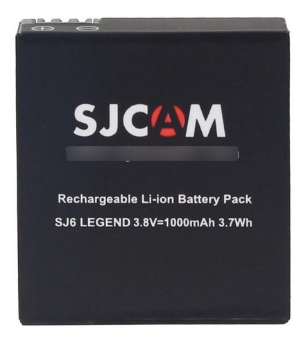 Bateria Sjcam Sj6 Legend Original - 3.8v - 1000mah - Li-ion