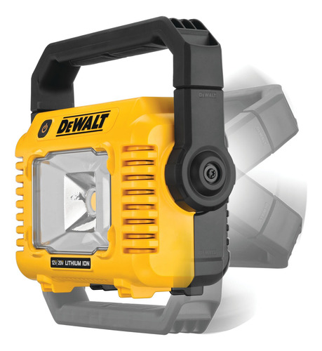 Lámpara De Trabajo Dewalt Dcl077b 12 V/20 V, Máx. 2000 Lúmen