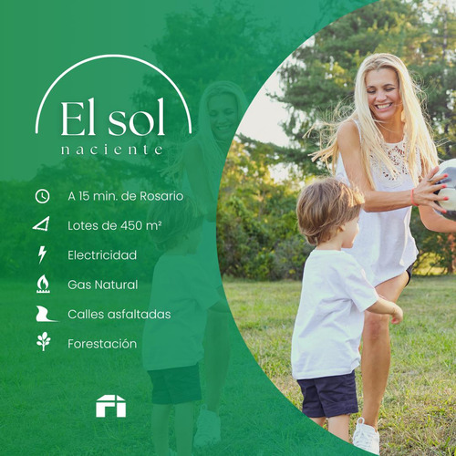 Terreno En Venta Barrio El Sol Naciente. Roldan Y Funes