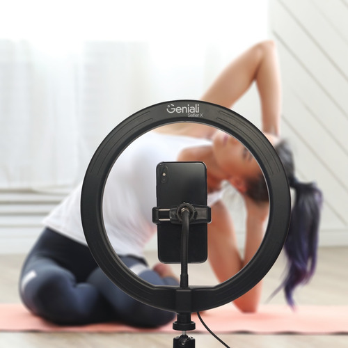 Kit Youtuber Suporte Celular E Iluminador Ring Light Geniali