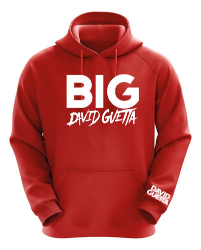 Polerón Rojo David Guetta Diseño 1