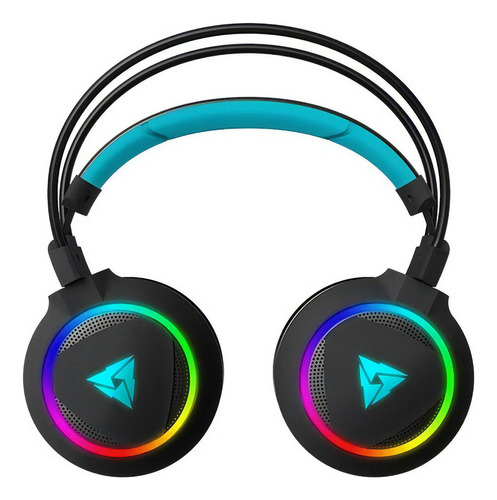 Auricular Headset Aerocool Thunderx3 Ah7 Rgb Usb 7.1 Acuario Color Negro