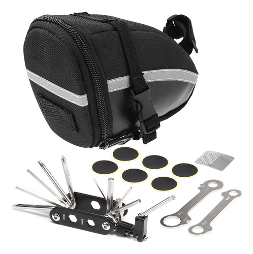 Kits De Herramientas De Reparación De Bolsas De Bicicleta, P