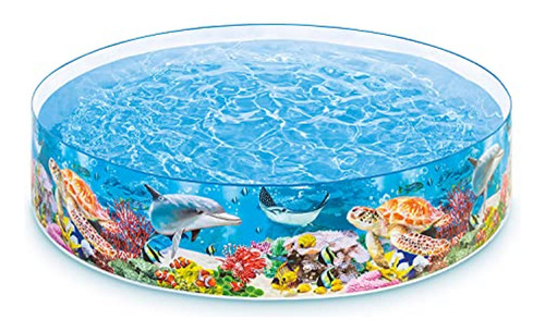 Intex Deep Sea Blue Snapset - Piscina Para Niños De Plástico