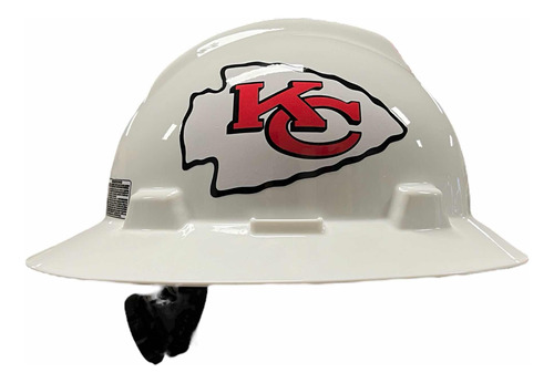 Casco De Seguridad Msa / Nfl Kansas City Chiefs / Blanco