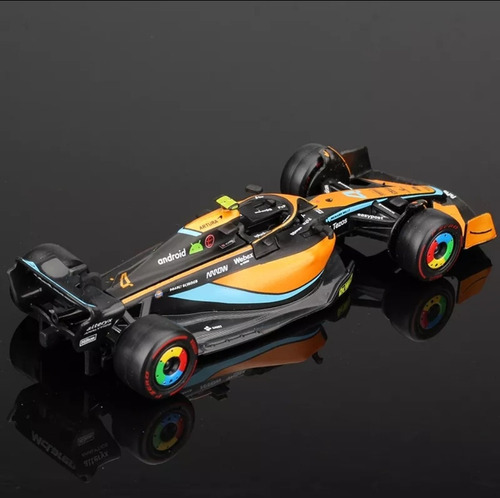 Coche miniatura Mclaren Daniel Ricciardo F1 #3 Mcl36 1/43, color naranja