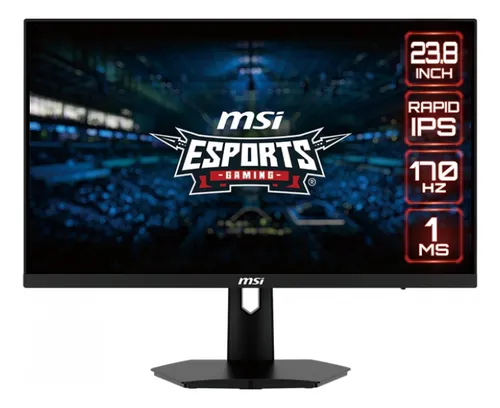 Monitor Gamer Msi G244f Led 24 Full Hd, Freesync, 170hz Color Negro