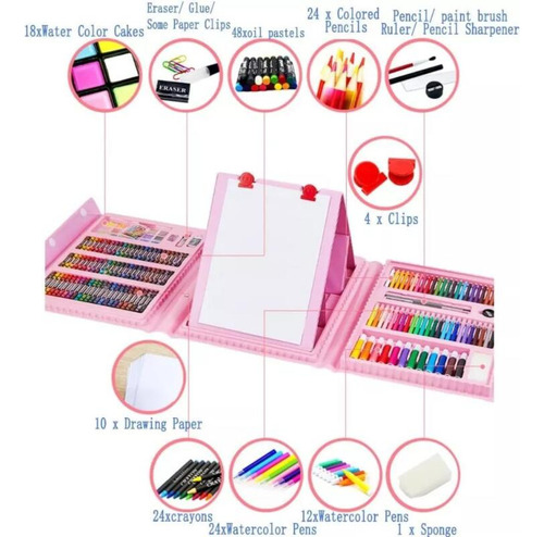 Crianças Escola Mala Desenho Desenho Colorir, Caixa.