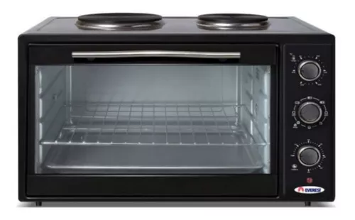 Horno de mesa Everest EV-45L negro