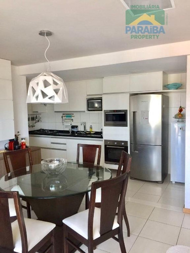 Imagem 5 de 15 de Apartamento Mobiliado À Venda - Praia De Areia Dourada - Cabedelo - Pb - Ap1187