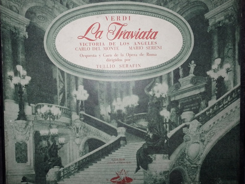 Disco Opera La Traviata De Verdi-puclicado Año 1966