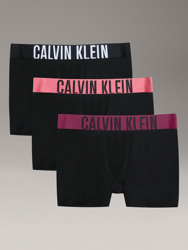 Pack 3 Bóxers Brief Intense Power Negro Calvin Klein