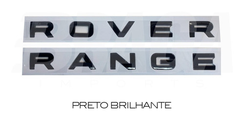 Emblema Letras Range Rover Evoque Frente Ou Traseira