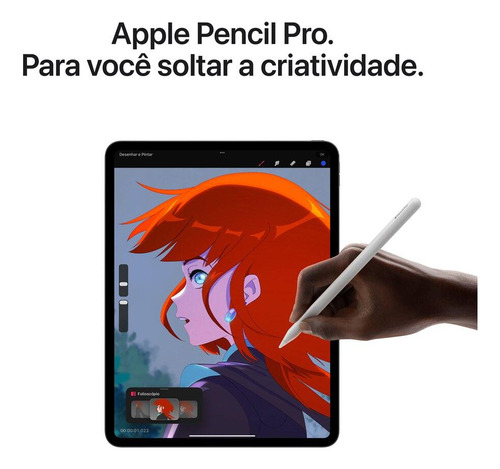 iPad Pro 13 Wi-fi + Cellular 2tb - Prateado