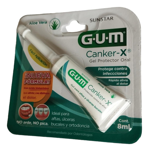 Gel Para Aftas Y Ulceras Bucales Canker - X 8ml Con Envió