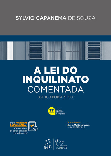 Lei Do Inquilinato Comentada, De Sylvio De Souza Capanema. Editora Forense, Capa Mole Em Português