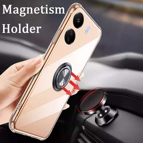 Funda Para Redmi 13c Transparente Adsorbente