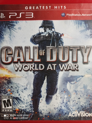 Call Of Duty World At War Ps3 Original , A Pronta Entrega