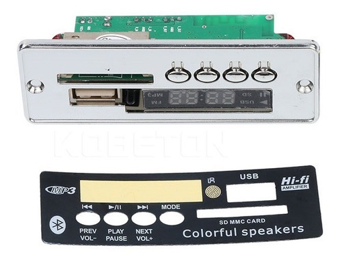 3 Pzs Modulos Reproductor De Audio Hifi-bluetooth-usb-sd
