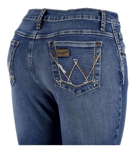 Imagen 4 de 6 de Jeans Vaquero Wrangler Mujer Slim Fit U11