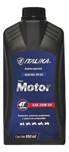Aceite Italika 4tps 20w50 Para Motocicleta 